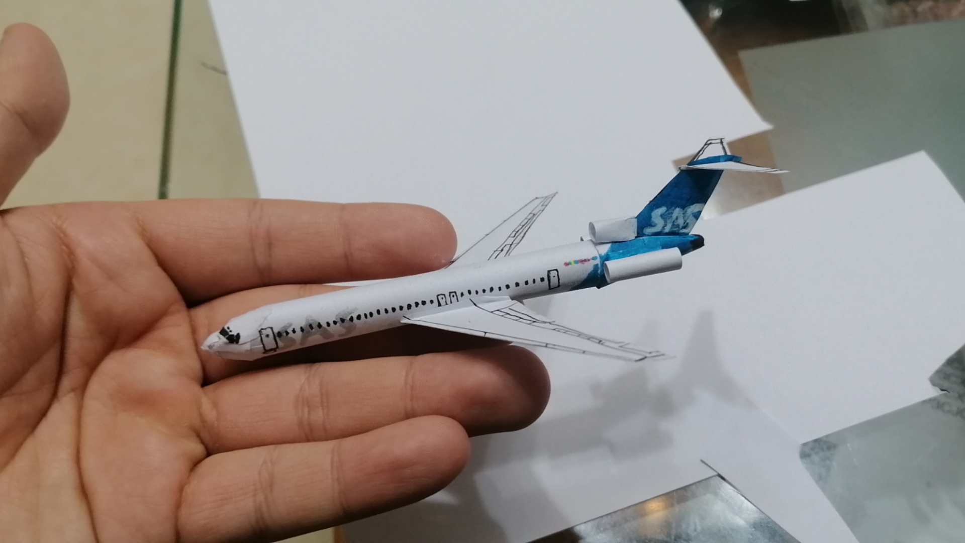 纸模型飞机下载,纸模型飞机 手工 步骤 图纸